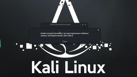 Unable to install all modules in vmware installation on any linux