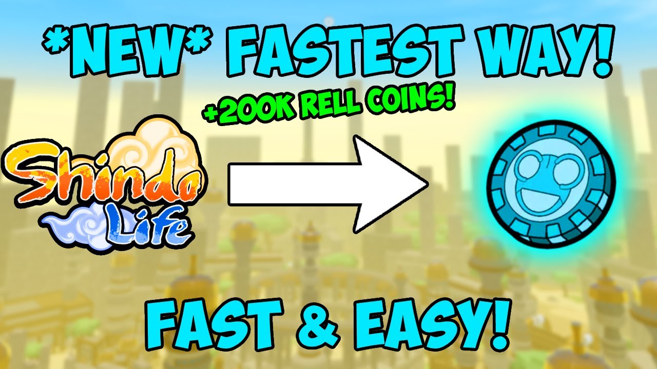The *NEW* Fastest Way To Make THOUSANDS Of Rell Coins in Shindo Life! 