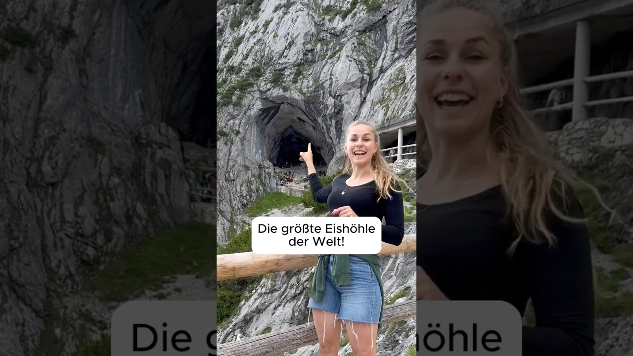 Die größte Eishöhle der Welt 🧊😍! Nur wenige Kilometer ab Salzburg in Österreich.
