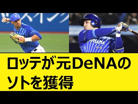 ロッテが元DeNAのネフタリ・ソトを獲得【なんJ、なんG反応】【2ch、5chまとめ】【プロ野球、横浜DeNAベイスターズ、千葉ロッテマリーンズ、MLB、メジャー、大リーグ、FA】