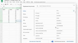 Overriding Browser Keyboard Shortcuts in Google Sheets screenshot 5