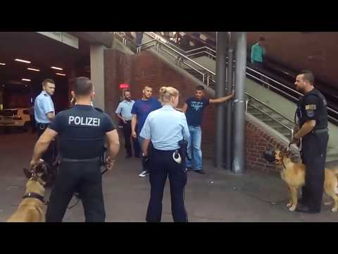 Polizia tedesca - guardate come lavorano in squadra.