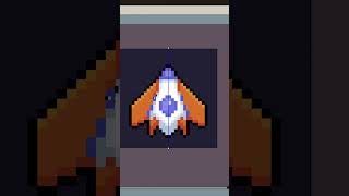 Creating a 2D Spaceship in Aseprite #spaceship #pixelart #aseprite #tutorial
