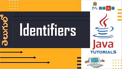 1.10.3. Identifiers in java tutorial in TELUGU