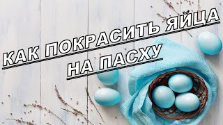 КРАСИМ ЯЙЦА 🔊Как покрасить яйца на Пасху 🥚 6 ИНТЕРЕСНЫХ СПОСОБОВ! 🥚Идея на пасху🐣 Easter decor