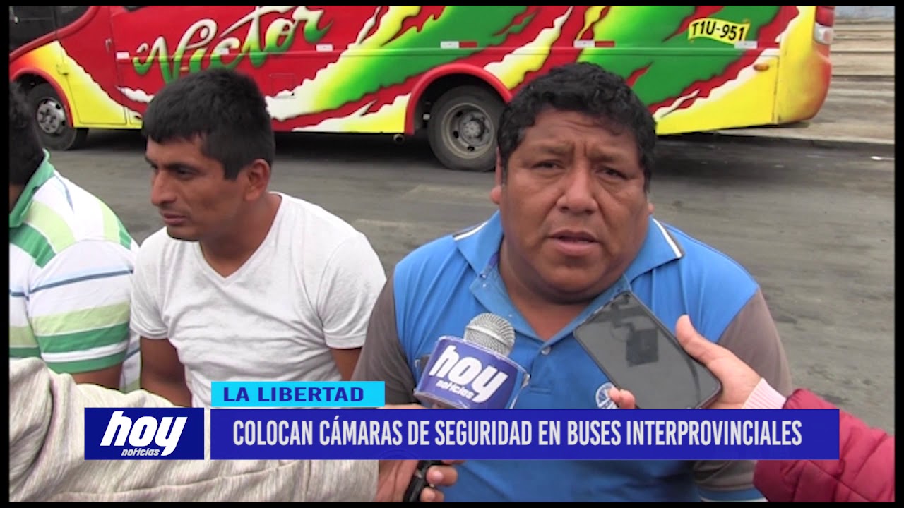 videos peruanos comicos Colocan cámaras de seguridad en buses interprovinciales
