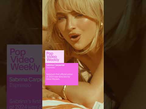 Sabrina Carpenter - Espresso | Pop Video Weekly