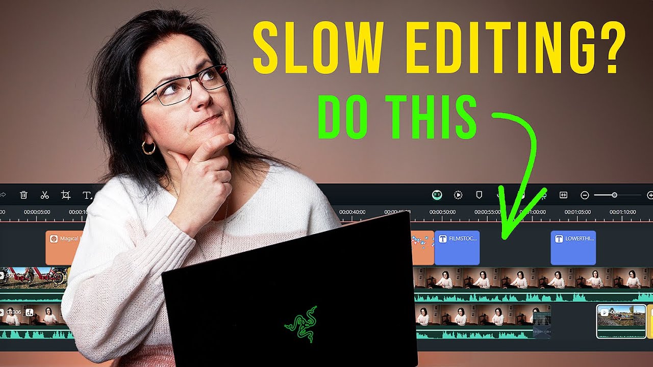How to edit YOUTUBE VIDEOS 10x FASTER | Workflow Hacks with Filmora 13 ...