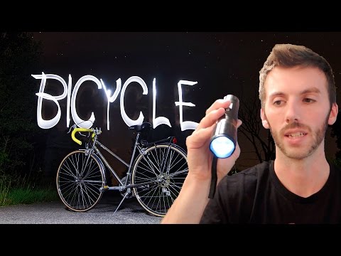 How to Write with Light - Long Exposure Light Painting Photography