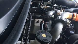 Isuzu D-Max 2.5 Twin Turbo diesel engine start up + rev sound
