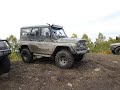 Поездка на пихтовый гребень ч1. Offroad на УАЗ, Nissan Terrano, Нива 3S, Suzuki escudo и mmc pajero