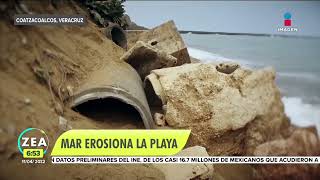 Mar erosiona la playa en Villa Allende, habitantes piden ayuda | Noticias con Francisco Zea