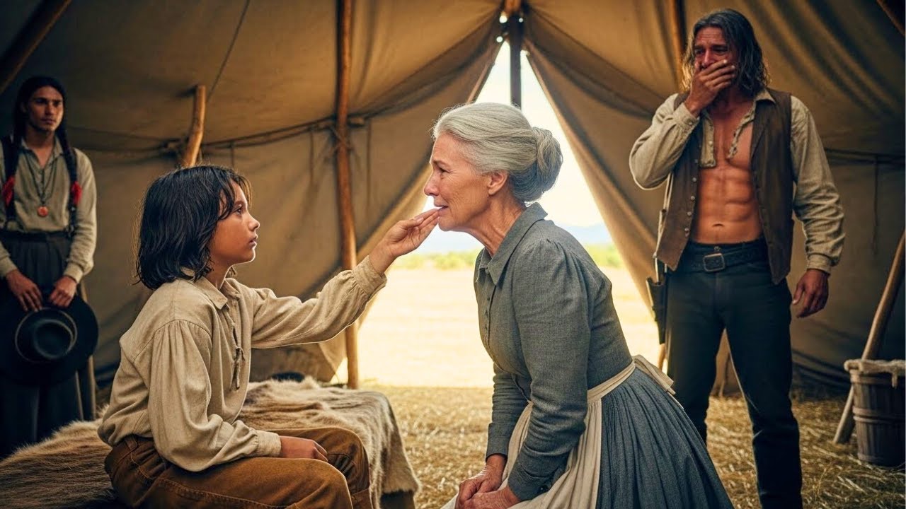 Apache Chief's Son Was Terrified of All White People, Until He Met Old Woman Who Healed His Heart...