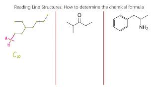 Reading Skeletal Line Structures (Organic Chemistry), Part 1