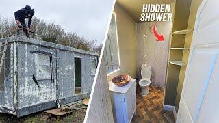 Start to Finish Container Tiny Home Bathroom Build!