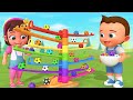 Learning Colors for Kids with Babies Fun Play Long Spike Slider Soccer Balls Wooden Toy 3D Education