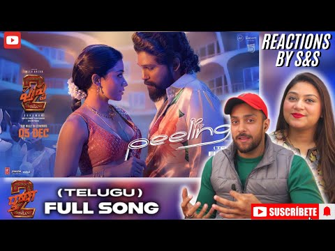 PEELINGS (Telugu Video) | Pushpa 2 The Rule | Allu Arjun | Rashmika  | Sukumar | DSP |  Reaction