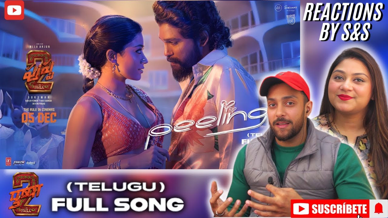 PEELINGS (Telugu Video) | Pushpa 2 The Rule | Allu Arjun | Rashmika  | Sukumar | DSP |  Reaction