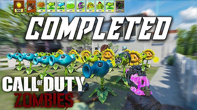 PLANTS VS ZOMBIES MEETS CALL OF DUTY!?! (BLACK OPS 3 CUSTOM ZOMBIES MAP) 