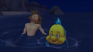 Kingdom Hearts II Final Mix Theater Mode Scene 390- The Two Lovebirds