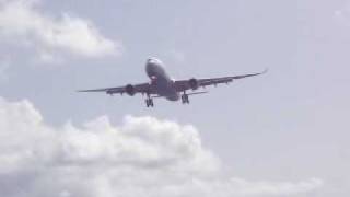 Air Caraibes Airbus A330-300 Landing in Martinique !! Nice Day !