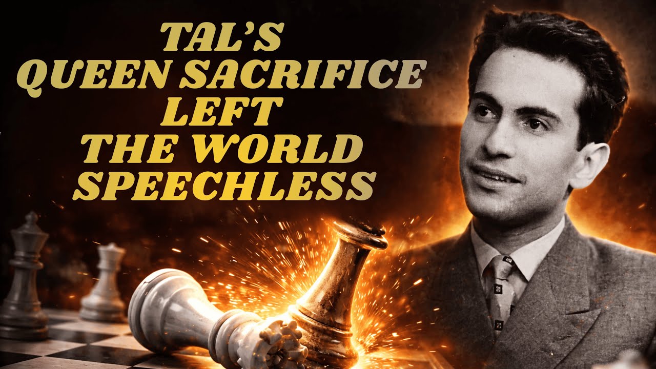 Mikhail Tal's INSANE Queen Sacrifice That Shocked the Chess World in 1955