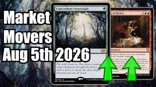 MTG Market Movers - Aug 5th - These Commander Cards Are Up! Rain of Riches & Concordant Crossroads!