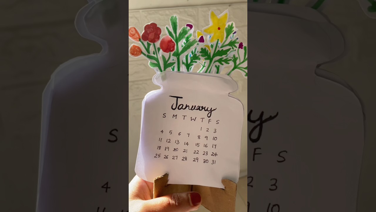 Let’s make a calendar for this year 🗓️ | 