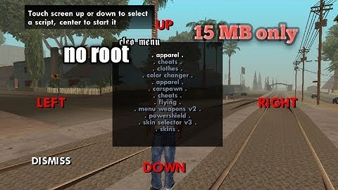 how to add cleo scripts 2.00 no root 15 mb only gta san Andreas