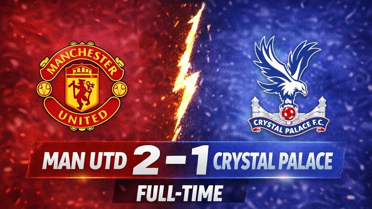 ALL REACTIONS TO MAN UTD 2-1 CRYSTAL PALACE | Premier League Reaction