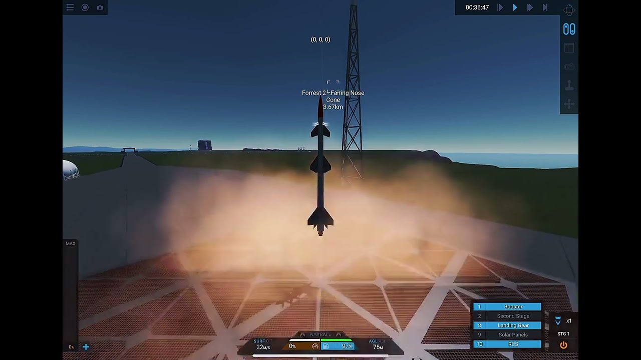 Juno: New Origins guided missile test 1