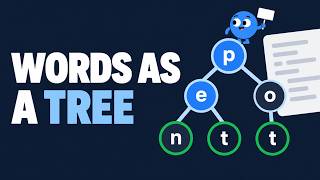 Implement Trie (LeetCode 208): the prefix tree, animated