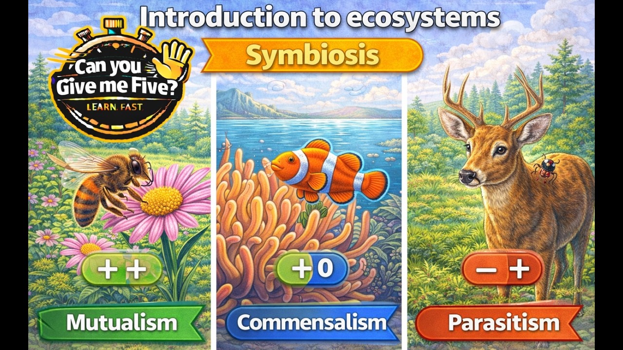 Introduction to Ecosystems:  Symbiosis and Resource Partitioning