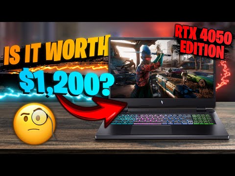 2023 Acer Nitro 17 Review! RTX 4050 & AMD Ryzen 7 7840HS | Specs, Gaming Test, Battery Life,Weight