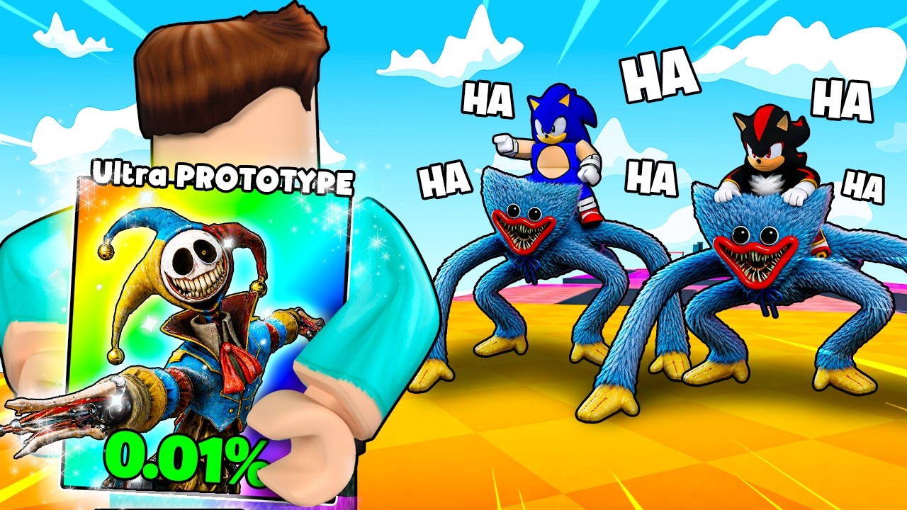 I PRETENDED TO BE NOOB THEN USED 0.001% PROTOTYPE IN +1 POPPY PLAY TIME !!