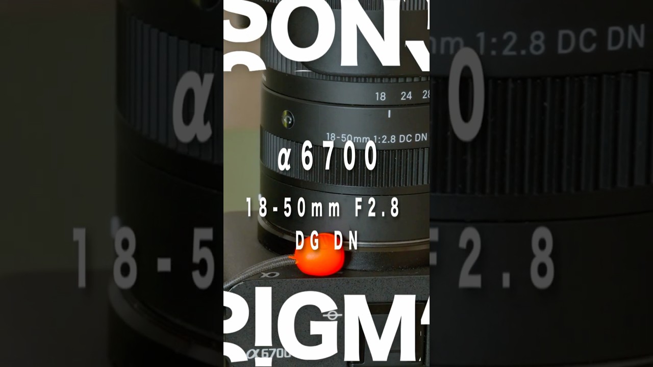 The Sony α6700 and SIGMA 18-50mm F2.8 lens are perfect for