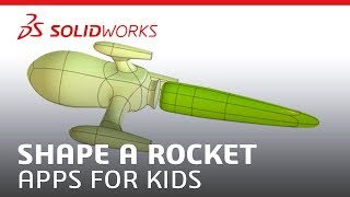 Apps for Kids - Shape a Rocket - SOLIDWORKS screenshot 1