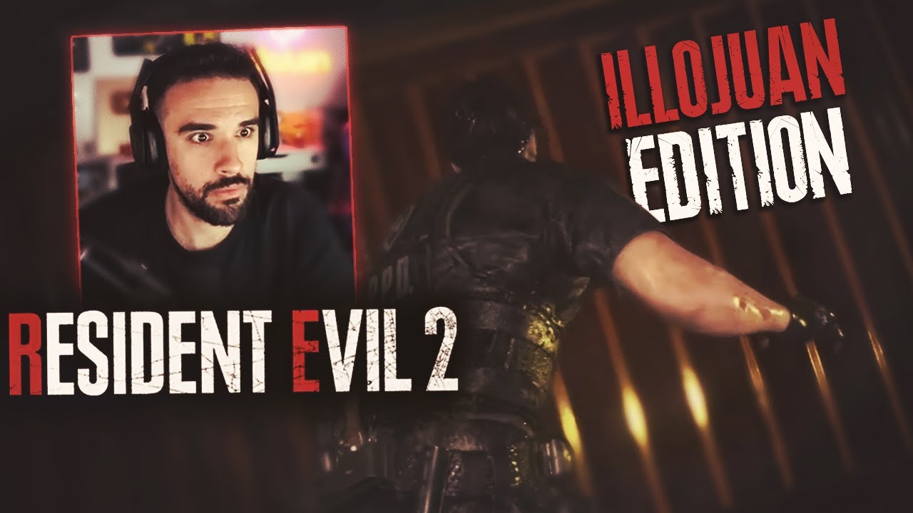 ILLOJUAN en Resident Evil 2 Remake 👮‍♂️  ̶C̶l̶a̶i̶r̶e̶  "FERNANFLOO Incident" *Mejores Momentos*