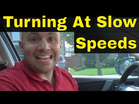 Turning At Slow Speeds-Driving Lesson For Beginners