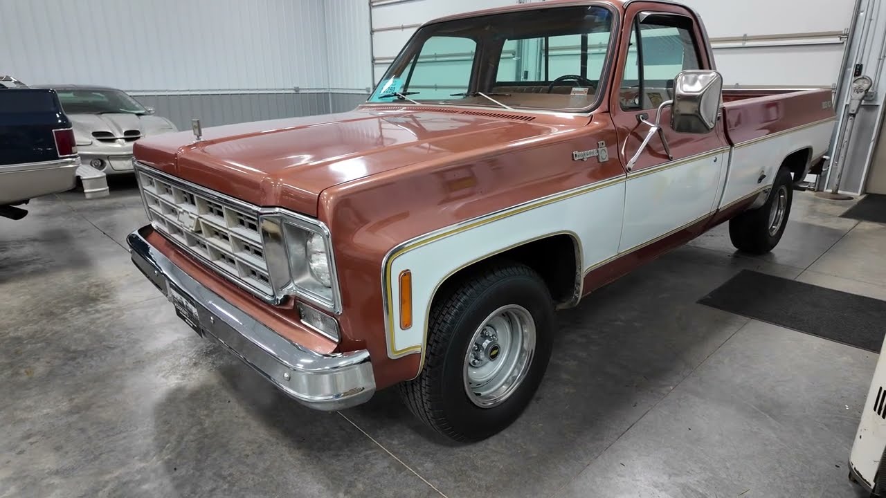 FOR SALE - 1977 SQUARE BODY CHEVY CHEYENNE BIG 10 2WD, SOLID! CALL PEDERSON'S CLASSICS 