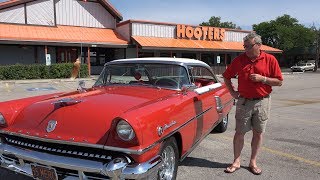 1955 Mercury Montclair - Hooters Car Show - Interesting Car Seat Story - Car Start Up