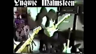 18 years old Yngwie Malmsteen play in Sweden 1981