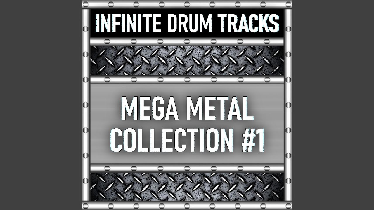 Powerful Heavy Metal Drum Track 120 BPM Metal Drum Beat (Track ID-182)