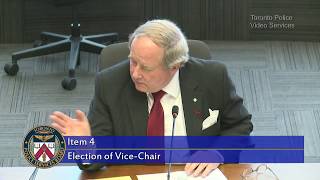 Toronto Police Services Board Meeting | Thursday, May 17th, 2018