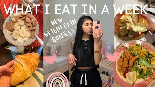 WHAT I EAT IN A WEEK ~ Weekly vlog + starting my amenorrhea recovery (ALL IN)