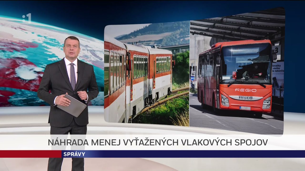 Náhrada menej vyťažených vlakových spojov 23. 12. 2025 #zssk #vlaky #autobusy