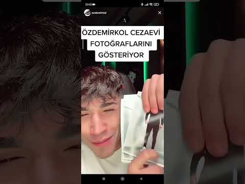 Özdemir cezaevi fotoğraflarını gösteriyor 🤯🤯