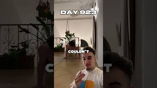 I am coming back at home today! Day 924 loading. #shorts