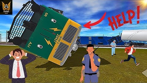 BACK TO BACK ACCIDENTS IN TRAIN GAME 😱| INDIAN TRAIN CROSSING 3D @nmngamings