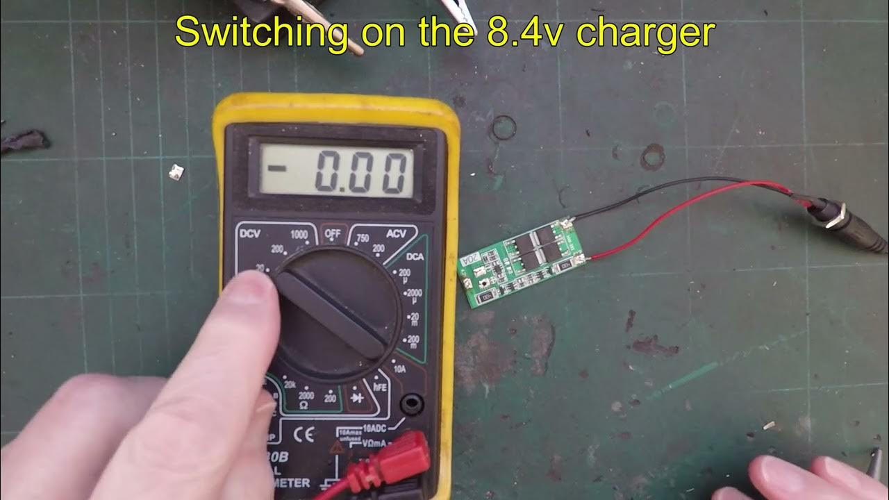 Reset of 2S BMS with discharge protection - YouTube